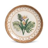 Jogo de 6 Pratos de Sobremesa Porto Brasil Coup Rattan Natural