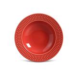 Jogo de 6 Pratos Fundos Roma Vermelho - Porto brasil