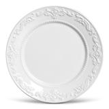 Jogo de 6 Pratos Rasos Acanthus Porto Brasil Branco