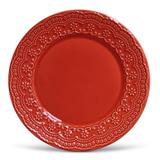 Jogo de 6 Pratos Rasos Madeleine Vermelho - Porto brasil