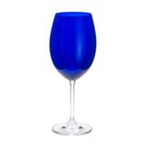 Jogo de 6 Taças De Água De Cristal Ecológico Gastro/Colibri Cobalto 580Ml - Bohemia