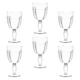 Jogo de 6 taças para água de vidro cablanca 320 ml pasabahçe - Pasabahce