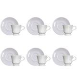 Jogo De 6 Xícaras Com Pires Capri Para Café 2715013.00 Germer
