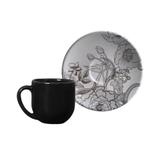 Jogo De 6 Xícaras De Café Com Pires Coup Gris - Porto brasil