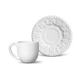 Jogo de 6 Xícaras de Café Esparta Branco - Porto brasil