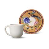 Jogo de 6 Xícaras de Café Porto Brasil Mônaco Chinoiserie