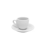 Jogo de 6 Xícaras De Porcelana P/Café C/Píres 80Ml - Bon gourmet