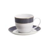 Jogo de 6 Xícaras em Porcelana de Chá 280ml Cobalto Wolff - Rojemac