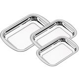 Jogo De Assadeiras Tramontina 64310400 Cosmos 3 Peças Aço Inox