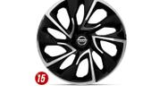 Jogo de Calota Aro 15 Ds4 Black Chrome Nissan Sentra Versa Tiid - Elite