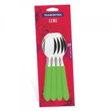 Jogo de Colheres de Mesa Inox 12 Peças Leme Tramontina 23183920 Verde