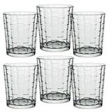 Jogo de Copos 360ML Vidro Redondo Trabalhado Byblos Com 6 Peças MT13145-3WFS - Dk