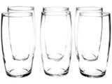 Jogo de Copos de Vidro 300ml 6 Peças Nadir - Oca Long Drink