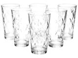 Jogo de Copos de Vidro 370ml 6 Peças Bormioli - Kaleido