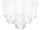 Jogo de Copos de Vidro 410ml 6 Peças - Nadir Samba