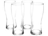 Jogo de Copos de Vidro para Cerveja - Transparente 650ml 4 Peças Vicrila Helles