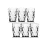 Jogo de copos Diamante Clear 350ml de vidro Class Home