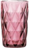 Jogo de Copos Matelasse 6 Pecas 340ml Violeta - Dynasty collection