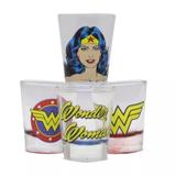 Jogo de copos Shot DC Comics Wonder Woman Mulher Maravilha - Yaay