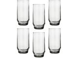 Jogo de Copos Vidro 6 Peças 410ml - Nadir Lights LD