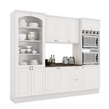 Jogo De Cozinha Kappesberg Provenzza 5 Peças Com Cristaleira Branco