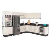Jogo De Cozinha Modulada 9 Peças Nicioli Branco Arezzo Kali