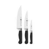 Jogo de Facas 3 Peças em Aço Inox Zwilling - Pure
