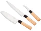 Jogo de Facas 3 Peças Mundial Gourmet - Japonesa