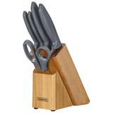 Jogo de Facas 6 Pcs Plenus Cinza Tramontina