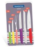 Jogo de Facas 6 Pcs Plenus Cores Sortidas Tramontina