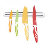 Jogo de Facas Aço Inox com Suporte Magnético 5 Peças Rojemac Colorido