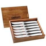 Jogo De Facas Para Churrasco Tramontina 66928595 Classic 6 Pçs Inox