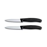 Jogo de facas para descascar Victorinox Swiss Classic 2 peças preta