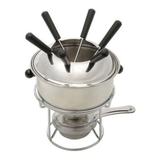 Jogo de fondue em inox com 9 peças - 66875 - Eu quero presentear