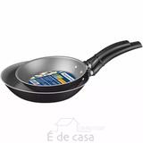 - jogo de frigideiras 2 pcs pretas tramontina turim - 20198-064