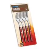 Jogo de Garfos Jumbo 4 Peças Inox Polywood Tramontina Mogno