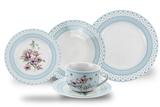 Jogo de Jantar 20 Peças Porcelana Fina 917 Class Home