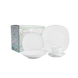 Jogo De Jantar 20 Pecas Pratos Porcelana Xicara Cozinha Pires Jantar - Ideal