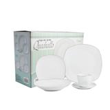 Jogo De Jantar 20 Pecas Pratos Porcelana Xicara Pires Cozinha Jantar - Ab midia