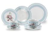 Jogo de Jantar 42 Peças Porcelana Fina 910 Class Home