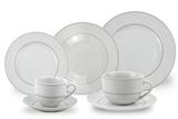 Jogo de Jantar 42 Peças Porcelana Fina 912 Class Home
