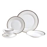 Jogo De Jantar Cozinha 30 Pecas Porcelana Pratos Xicaras Cha - Dmbrasil