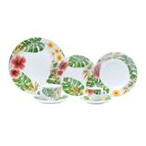Jogo de jantar de porcelana Lyor Amazon 42 peças