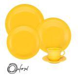 Jogo de Jantar e Chá 20 Peças Oxford Linha Daily yellow