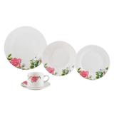 Jogo de jantar em porcelana Lyor Rose 20 peças