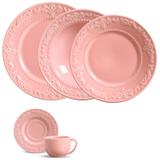 Jogo de Jantar Rosa Porto Brasil Acanthus 30 Peças