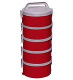 Jogo de Marmitas Térmicas 5 Peças Soprano Tekcor - Vermelho