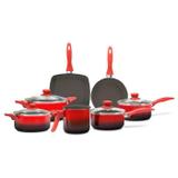 Jogo de Panela Brinox Ceramica Life Smart Ver. 7pçs