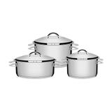 Jogo de Panela Inox 3 Peças Solar Tramontina - Tramontina farroupilha