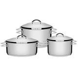 Jogo de Panela Inox 3 Peças Solar Tramontina